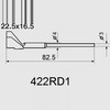 Насадки д/выпаив. 452RDLF225 (422RD1) пара